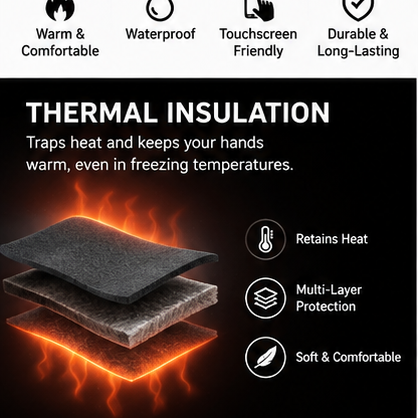 ThermaGloves™ – Waterproof Winter Gloves