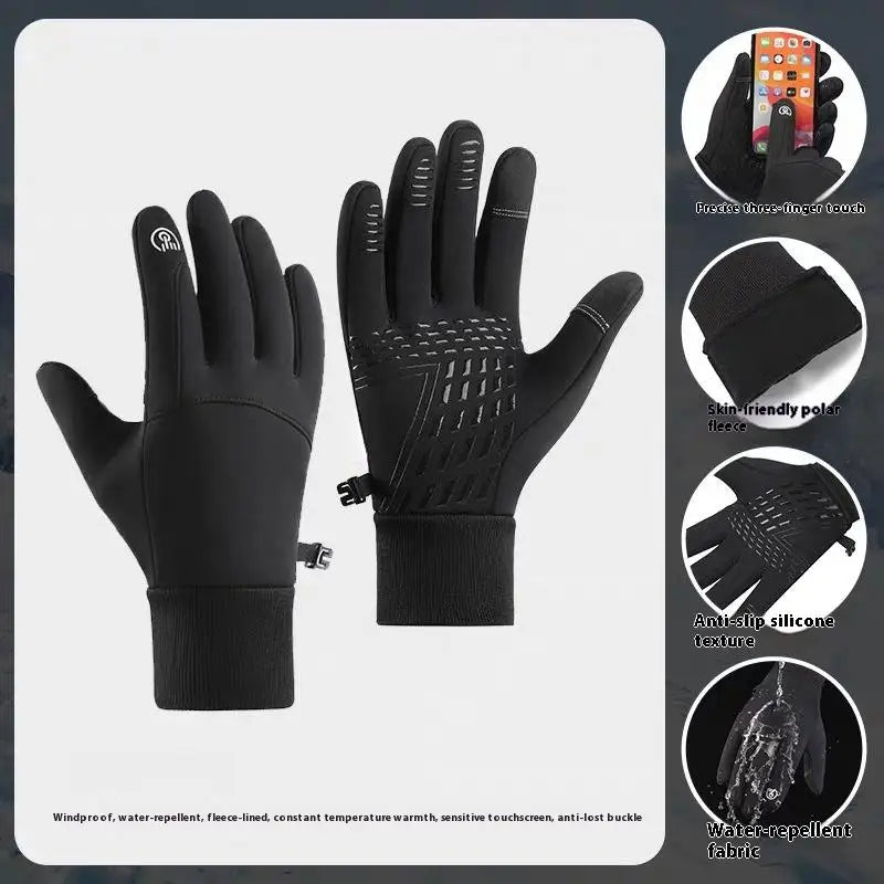 Thermal Waterproof Winter Gloves for Men/Women- Premium Waterproof Technology + Grip Amplification