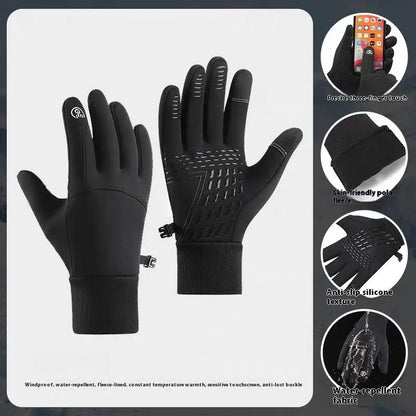 Thermal Waterproof Winter Gloves for Men/Women- Premium Waterproof Technology + Grip Amplification